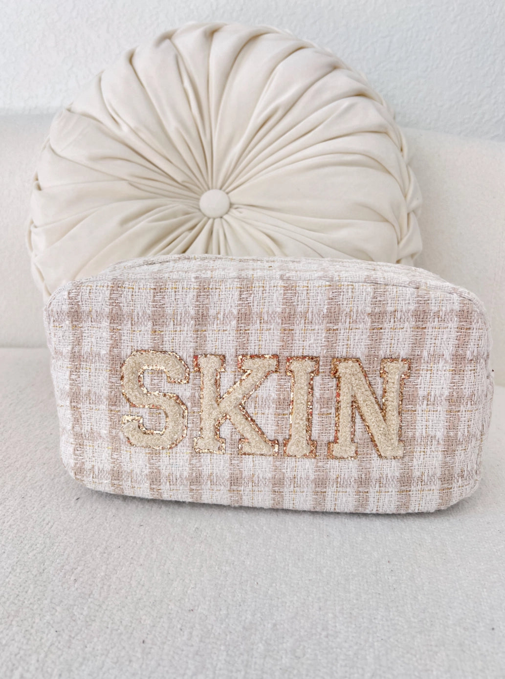 Skin Bag - Beige Plaid