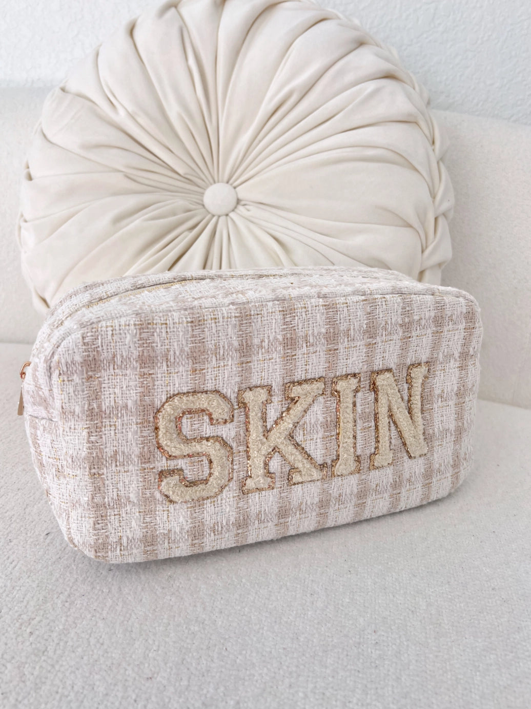 Skin Bag - Beige Plaid