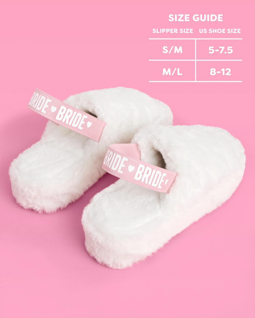 White Bride Fur Slippers